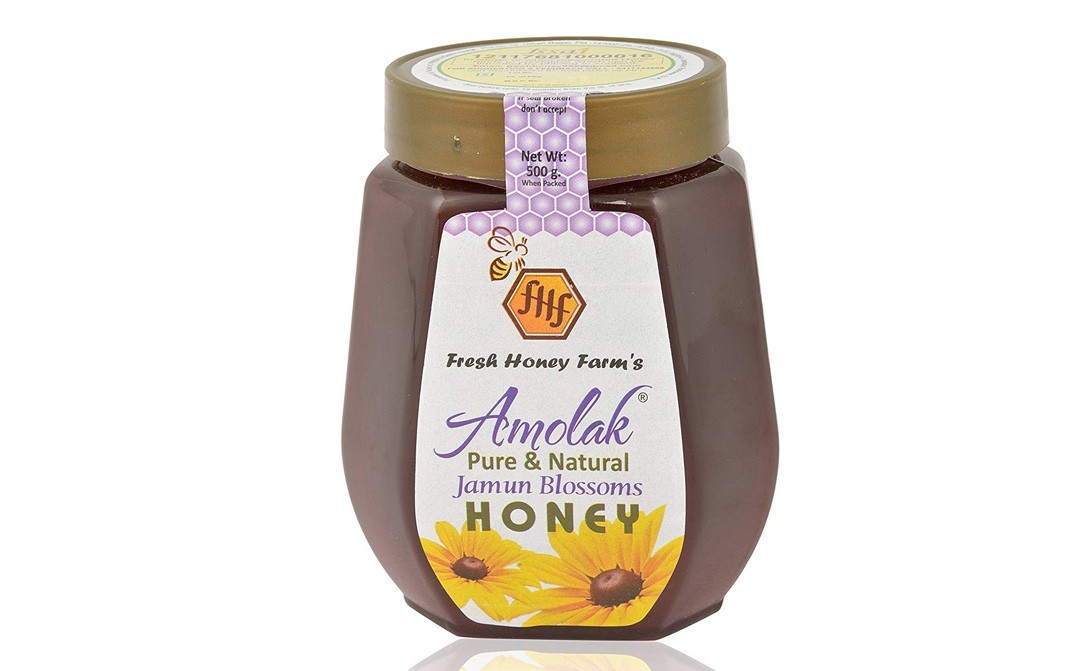 Amolak Jamun Blossoms Honey    Plastic Jar  500 grams